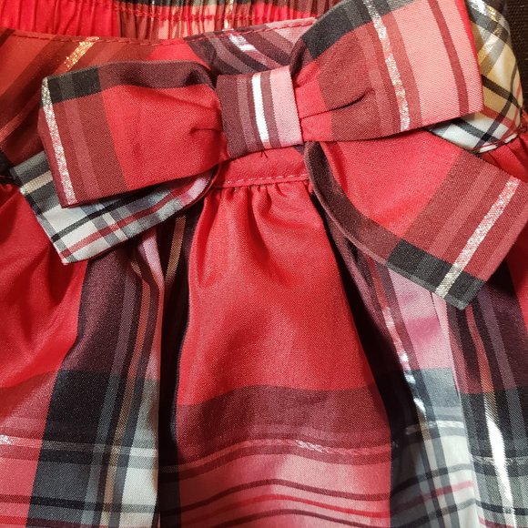 Plaid Holiday  SKORT  Size 5 - Picture 3 of 4